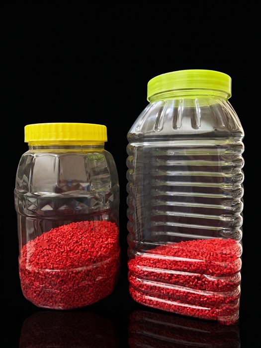 Confectionery & Sweets Jars in PET Jars for sweets & confectionery - manufactured by Ganpati Containers in Sri Ganganagar, Rajasthan